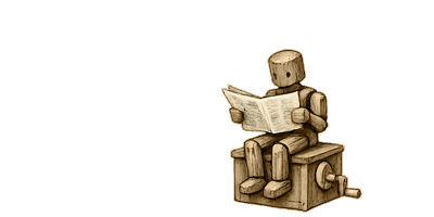 A wooden automaton